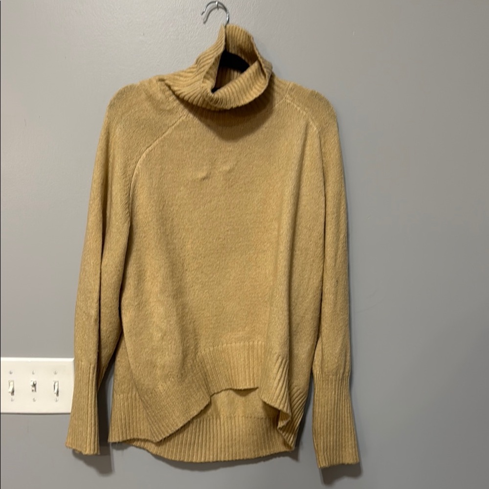 Double Zero Cozy Tan Turtleneck Sweater